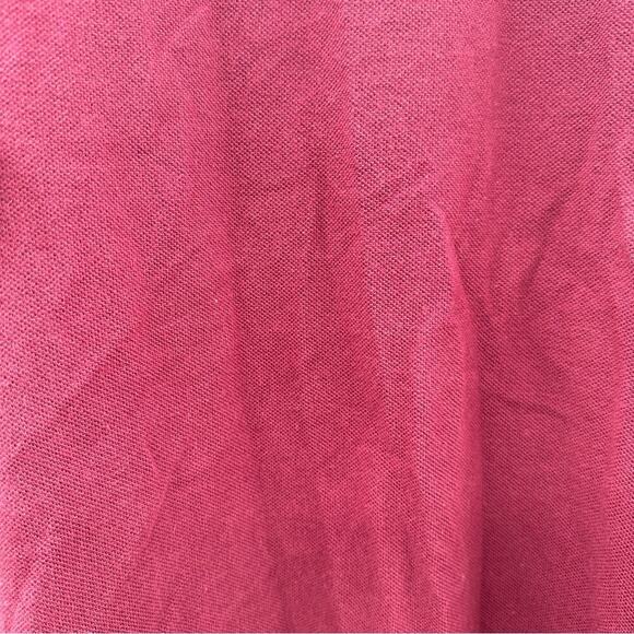 Nautica Burgundy Red Short Sleeve Slim Fit Two Button Polo Shirt Size XXL - Picture 4 of 6